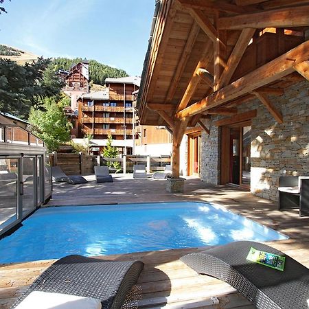 Odalys Chalet Le Renard Lodge เลส์เดอซาลป์ ภายนอก รูปภาพ
