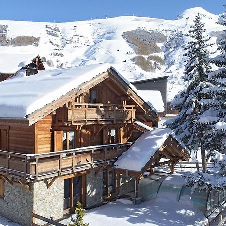 Odalys Chalet Le Renard Lodge เลส์เดอซาลป์ ภายนอก รูปภาพ