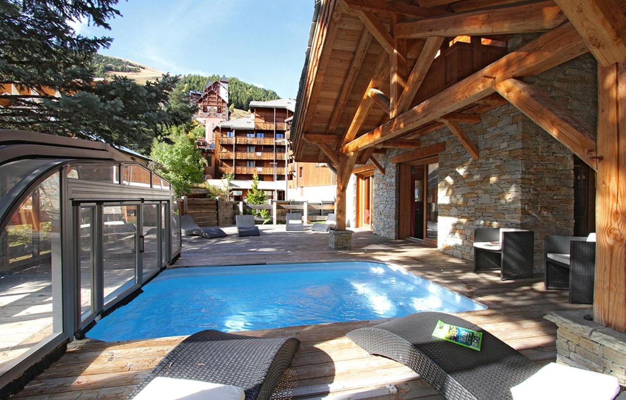 Odalys Chalet Le Renard Lodge เลส์เดอซาลป์ ภายนอก รูปภาพ