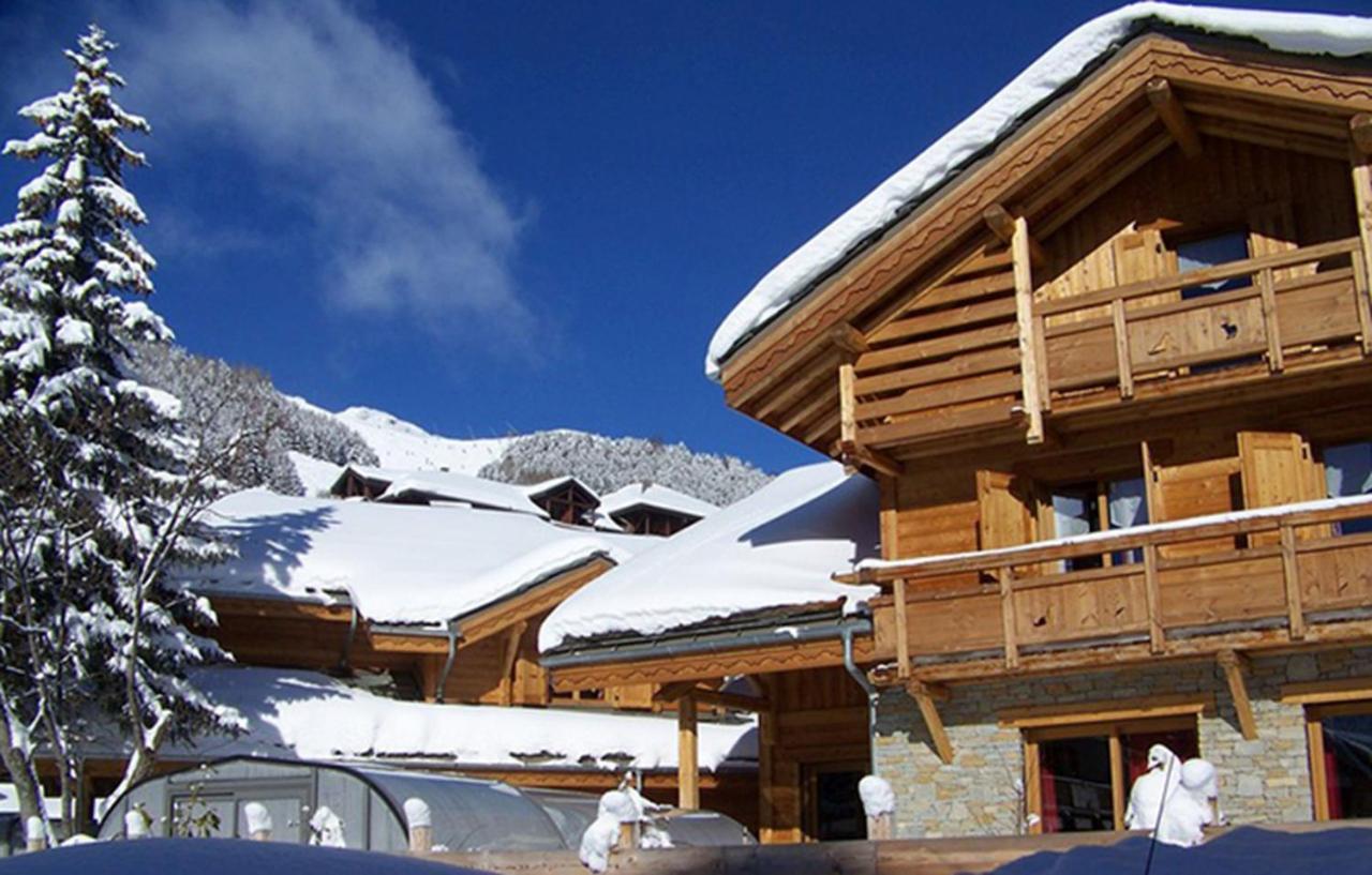 Odalys Chalet Le Renard Lodge เลส์เดอซาลป์ ภายนอก รูปภาพ