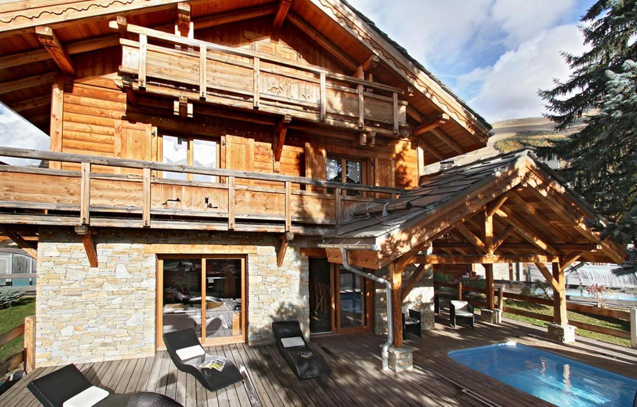 Odalys Chalet Le Renard Lodge เลส์เดอซาลป์ ภายนอก รูปภาพ