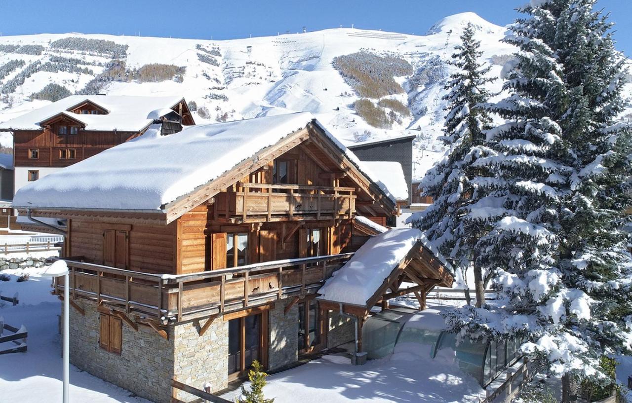 Odalys Chalet Le Renard Lodge เลส์เดอซาลป์ ภายนอก รูปภาพ