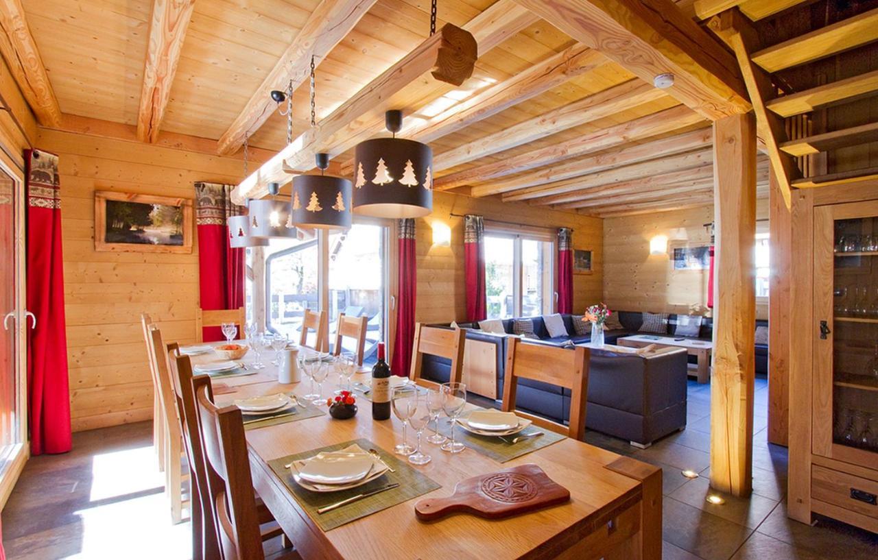 Odalys Chalet Le Renard Lodge เลส์เดอซาลป์ ภายนอก รูปภาพ